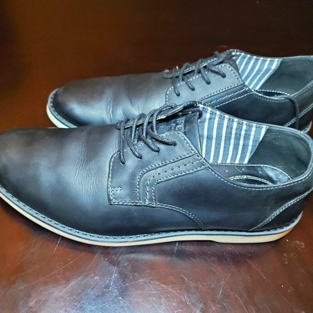Sperry Black Leather Oxford